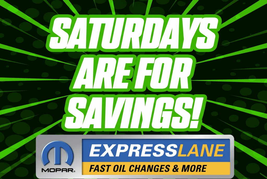 Visit the Express Lane on Saturdays and get 20% off