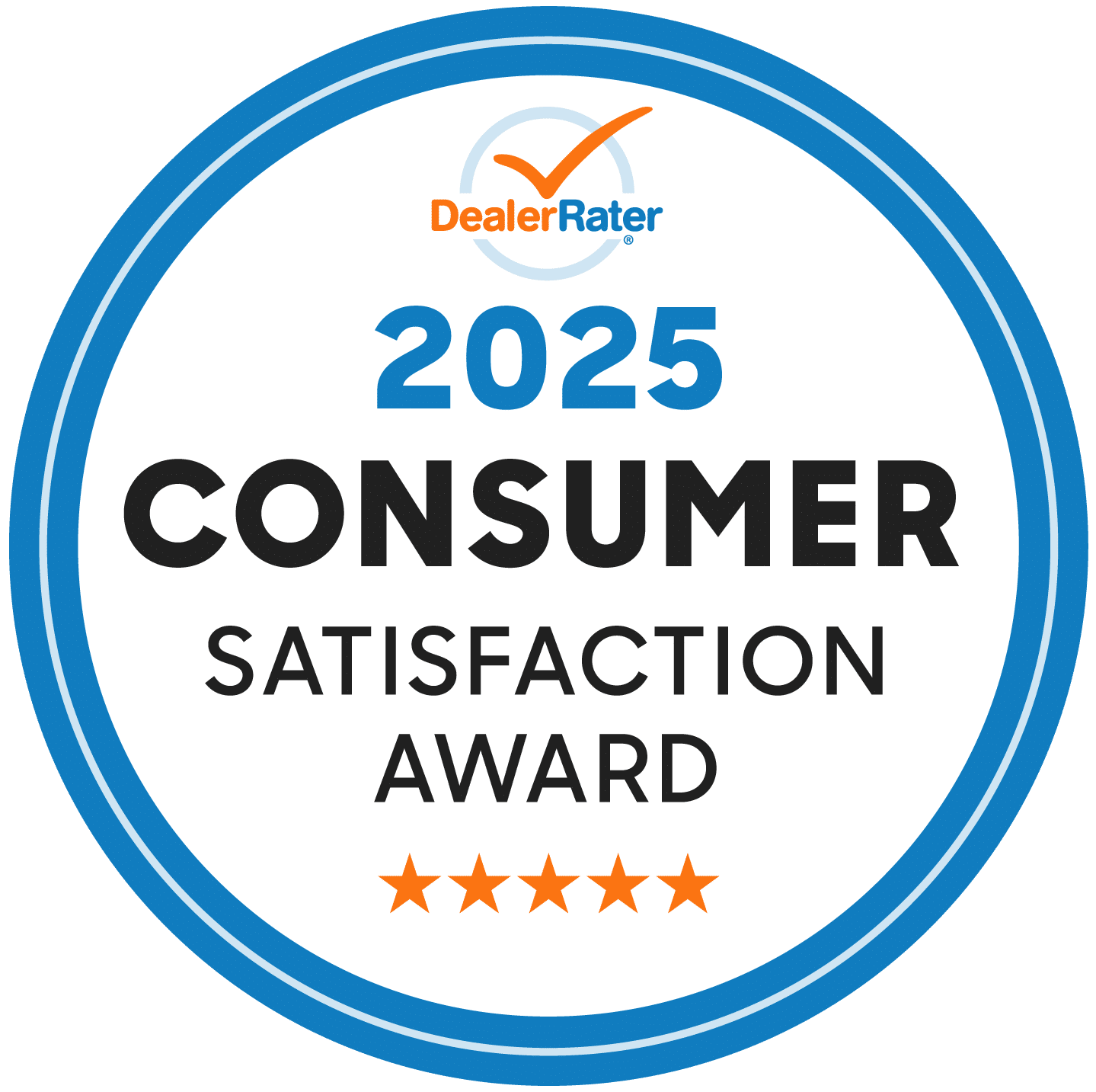 2025 Consumer Satisfaction Award
