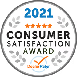 2021 DealerRater Consumer Satisfaction Award