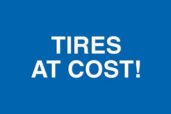National Brand Tires at Cost