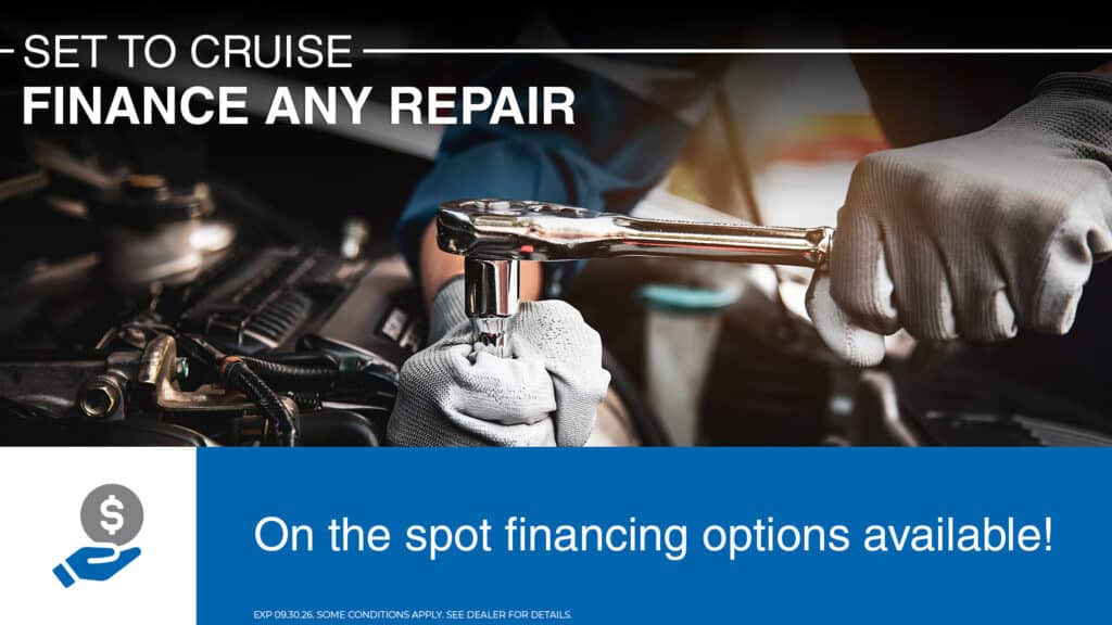 Finance Your Service – Repairs, Accessories, Tires and More!